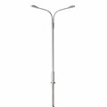 Atlas HO Scale Double Arm LED Streetlight, Silver, 3PK ATL70000169